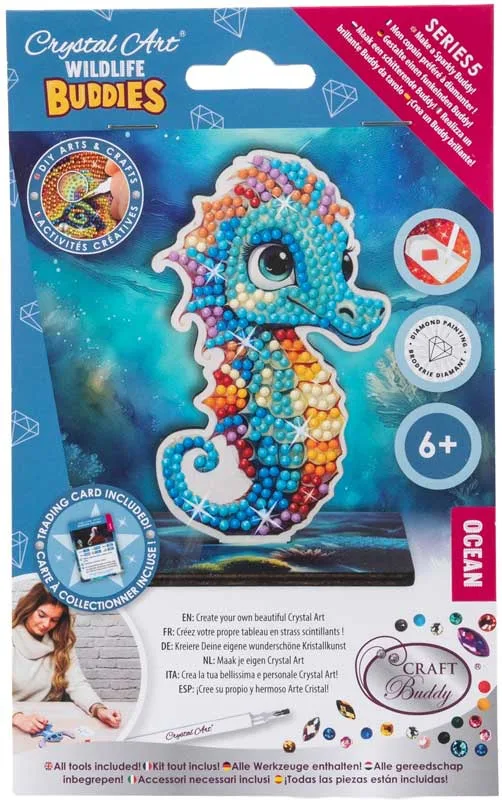 Комплект за диамантена бродерия, Craft Buddy, Crystal Art Buddies, Водно конче, 7 части - Image 3