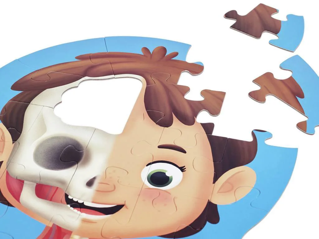 Дървен пъзел, Hape, Човешко тяло, 60 части - Image 5