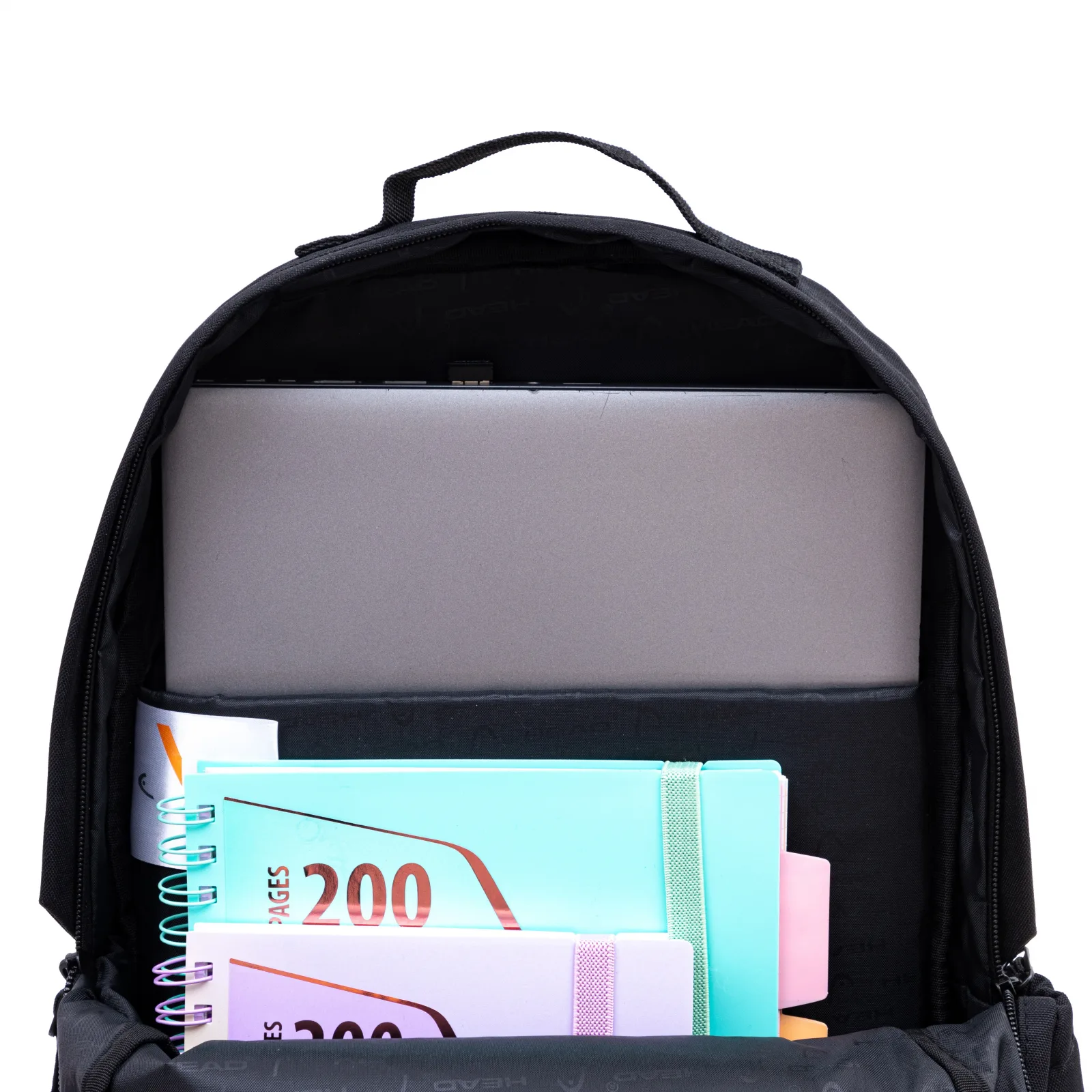 Ученическа раница, HEAD, Черна, AB100, 42х29х18 см - Image 2