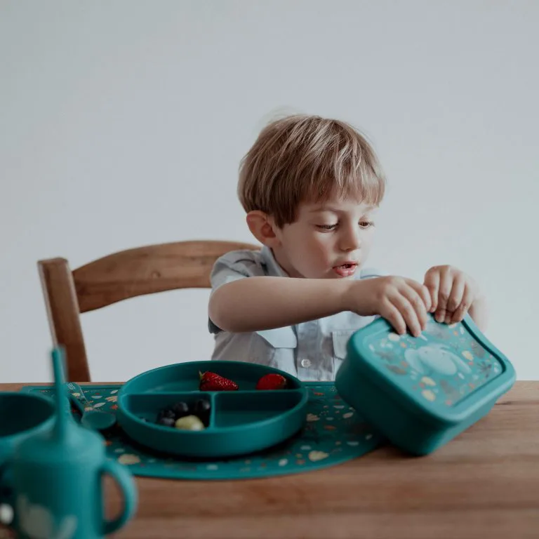 Силиконова разделителна кутия за обяд, Слон - Image 8