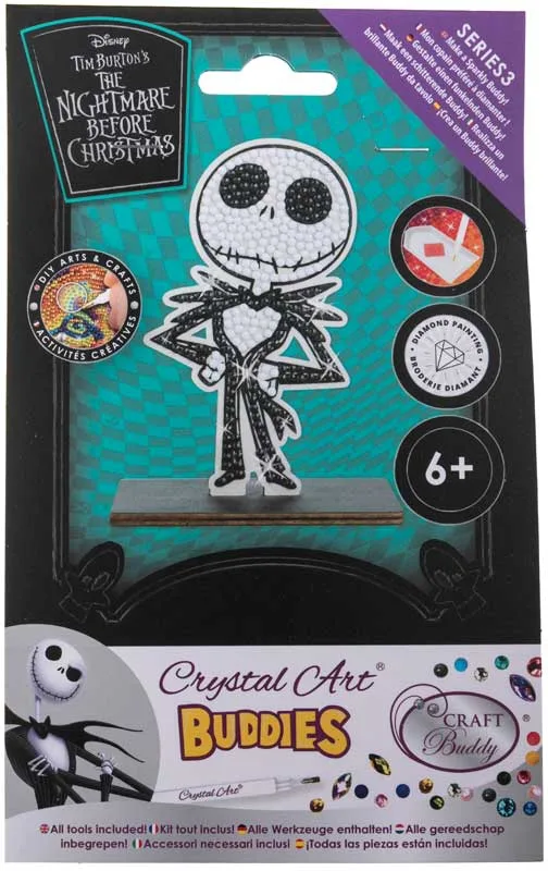 Комплект за диамантена бродерия, Craft Buddy, Crystal Art Buddies, Джак Скелингтън, 7 части - Image 3