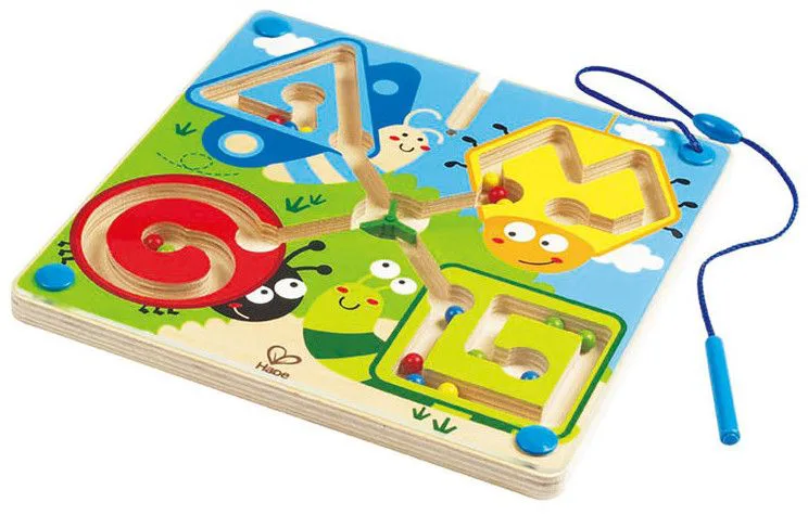 Дървена игра, Hape, Магнитен лабиринт, Насекоми - Image 3