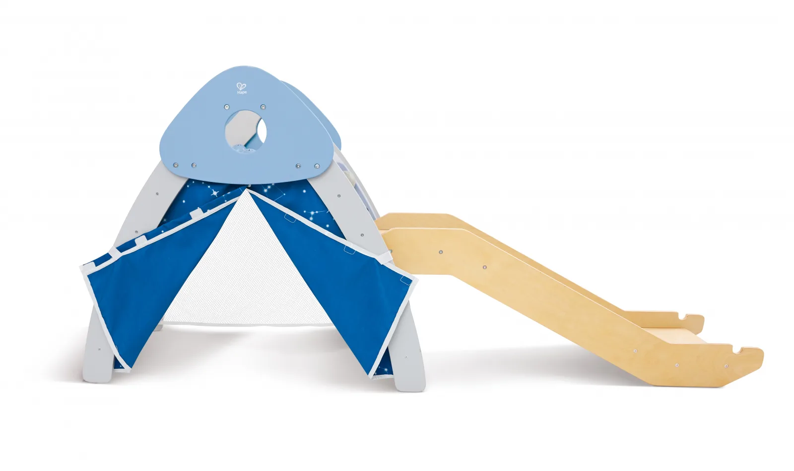 Дървен комплект, Hape, 4 в 1 Комплект за катерене и пързаляне, 176.28 x 52.5 x 79.25 см - Image 9