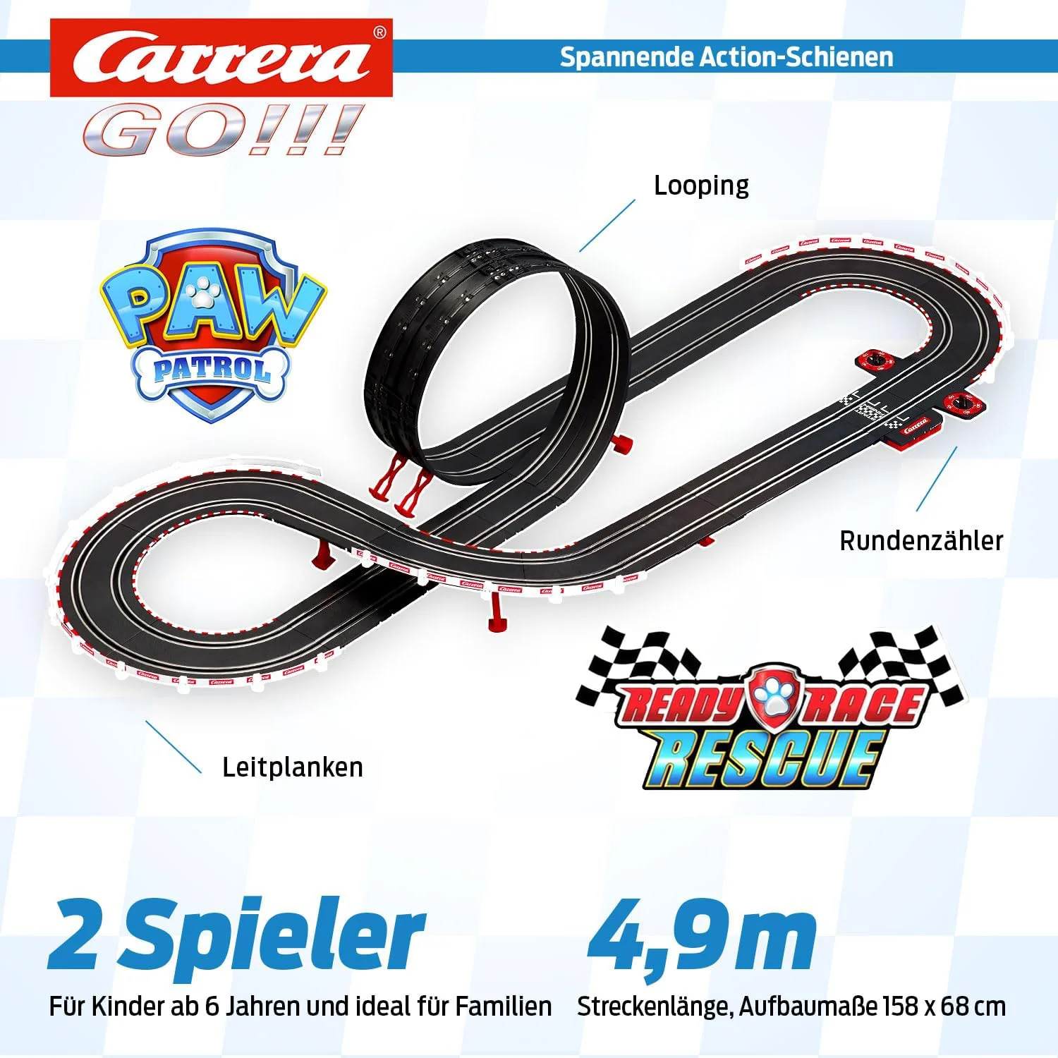 Състезателна писта, Carrera, Paw Patrol, 4.9м - Image 3