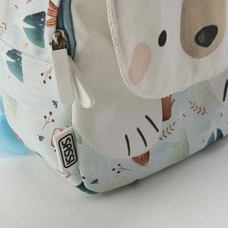 Малка детска раница, Sassi, Мечка, 27.3 х 22 см - Image 8