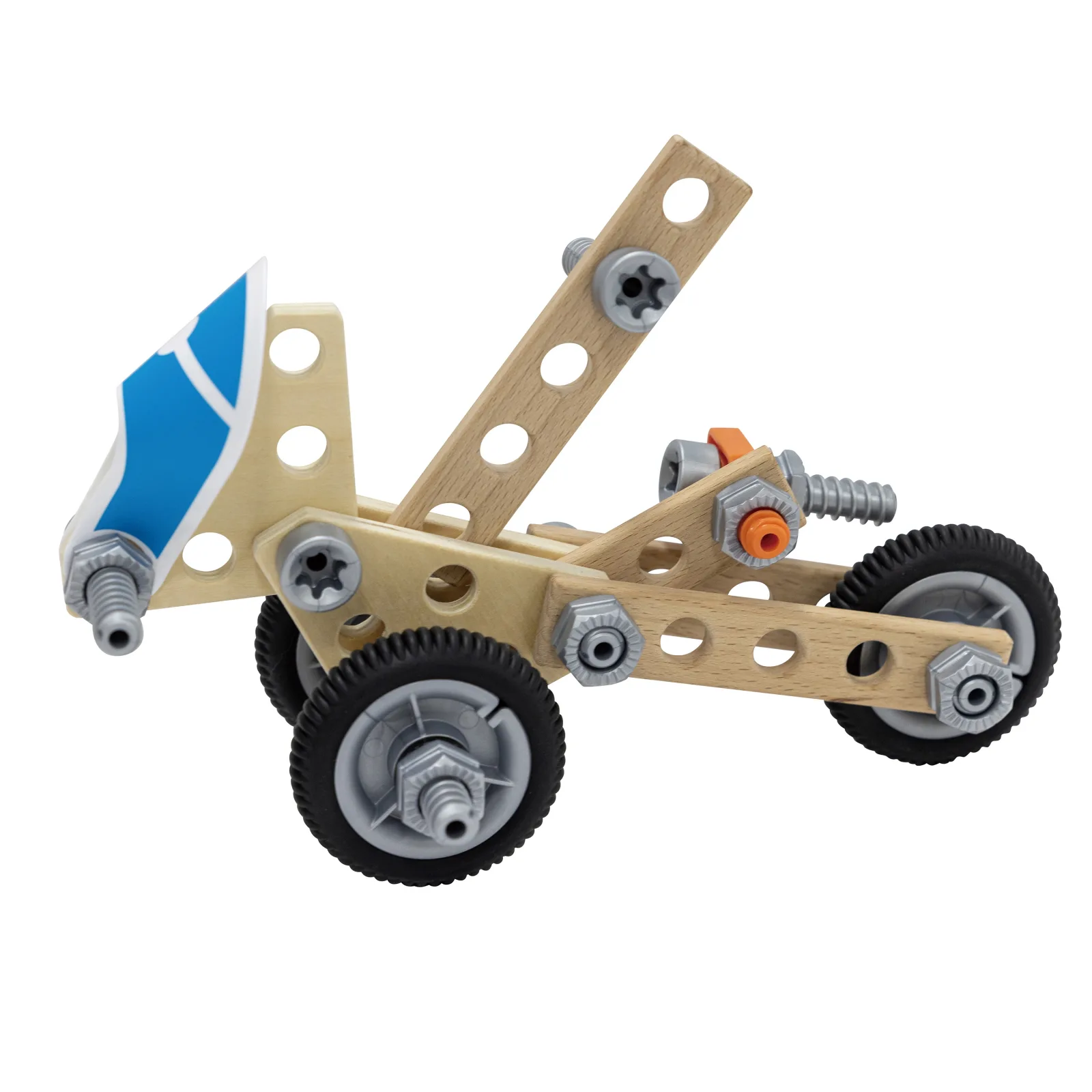 Дървен комплект, Hape, Млад изобретател, Мотоциклет, 34 части - Image 5