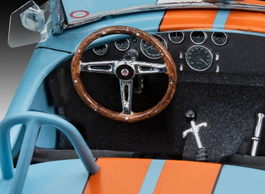 Комплект сглобяем модел, Revell, Автомобил Shelby Cobra 427 1965, 94 части - Image 5