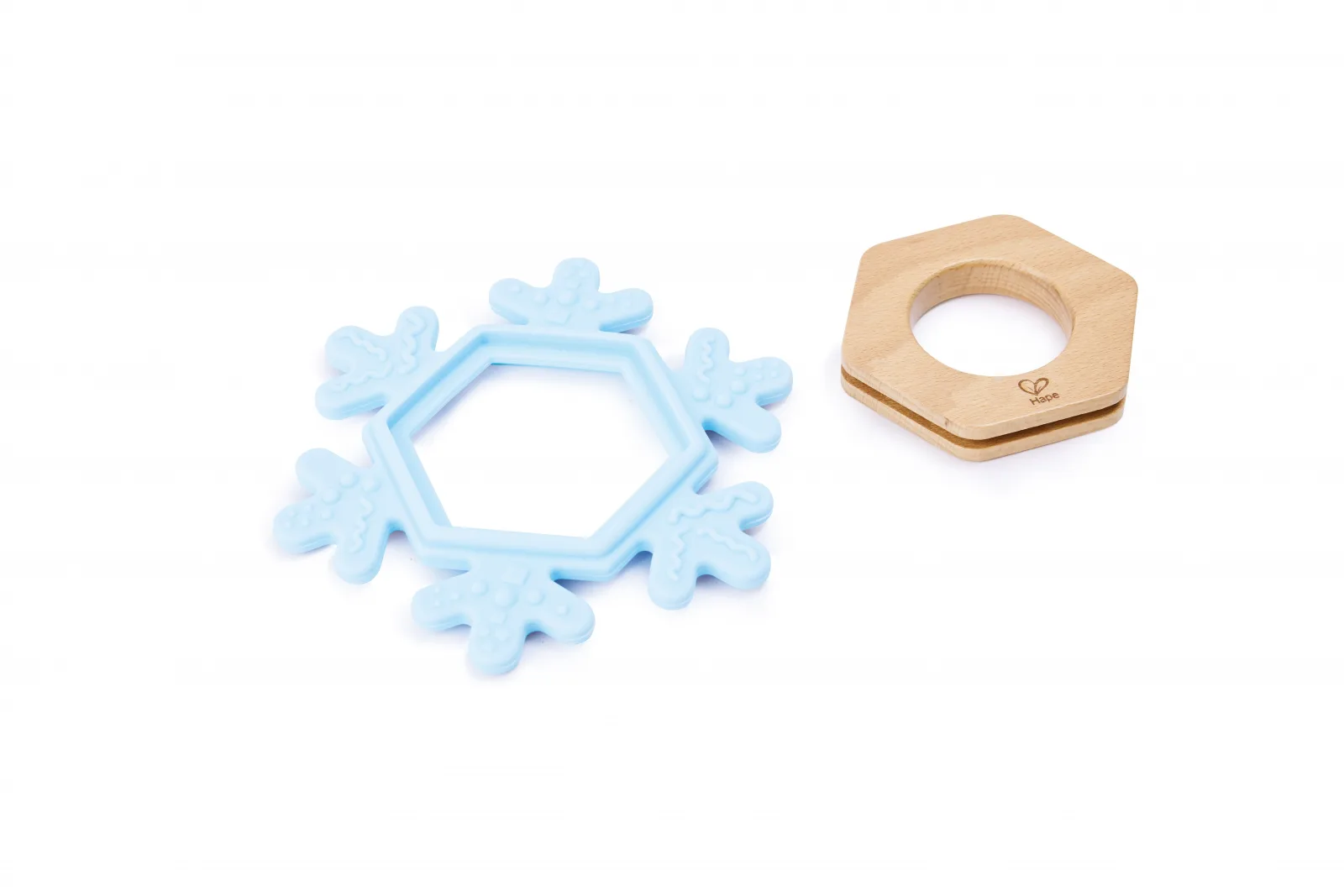 Дървена гризалка за зъби, Hape, Снежинка - Image 3