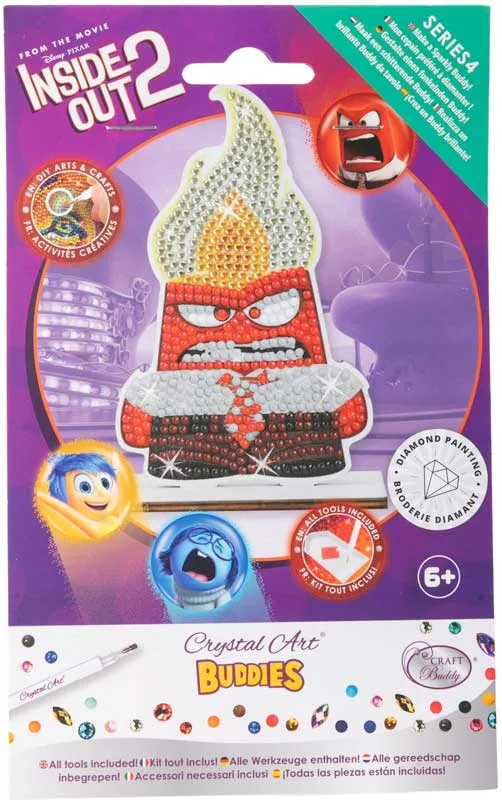 Комплект за диамантена бродерия, Craft Buddy, Crystal Art Buddies, Anger, 7 части - Image 3