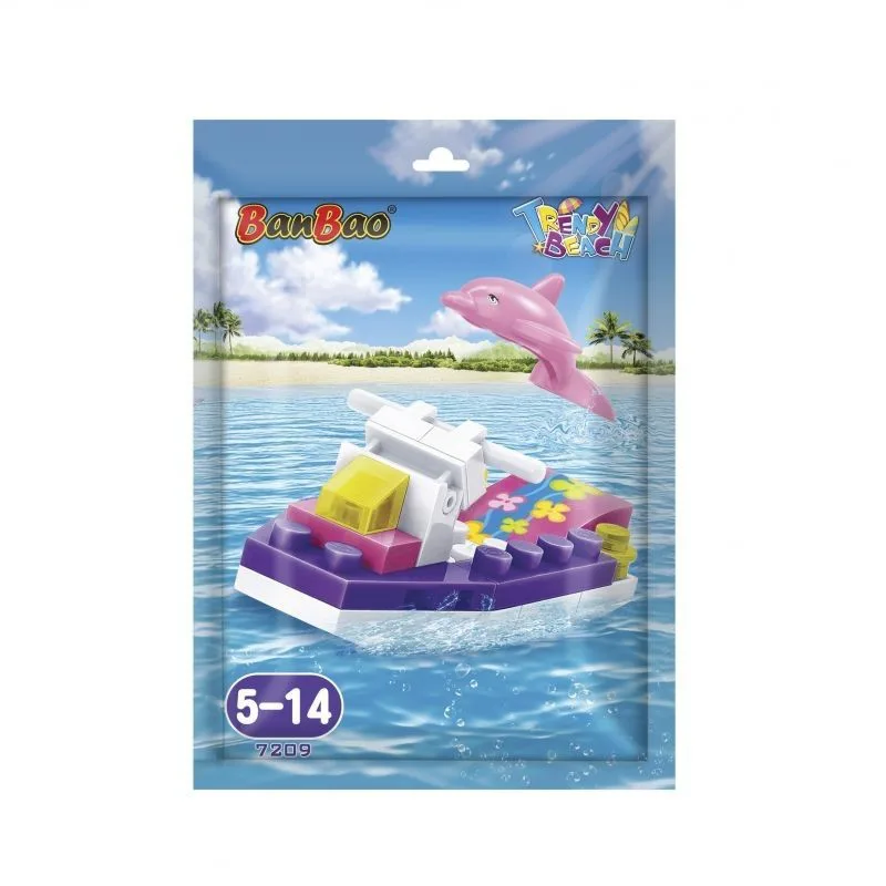 Мини Конструктор, BanBao, Моторница, 23 части - Image 2