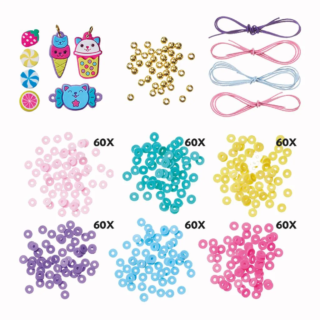 Творчески комплект, Totum, Направи сам гривни Kawaii, 4 броя - Image 2