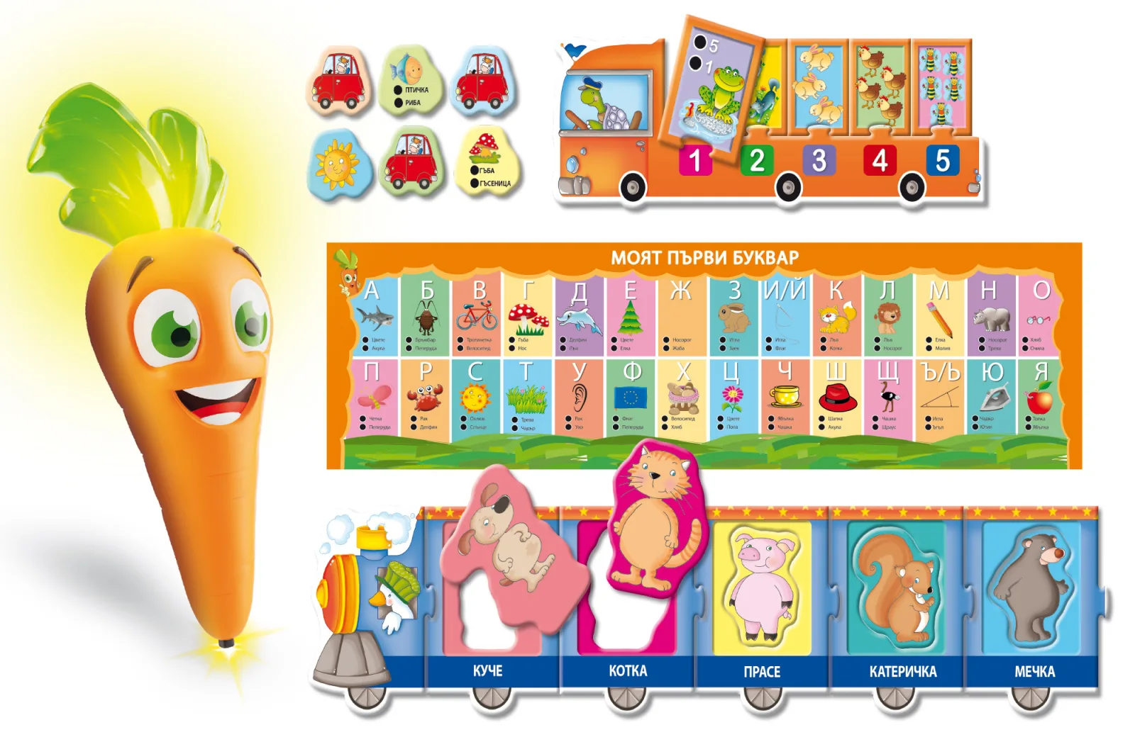 Образователна интерактивна игра, Lisciani, Carotina, Лаборатория 10 игри - Image 2