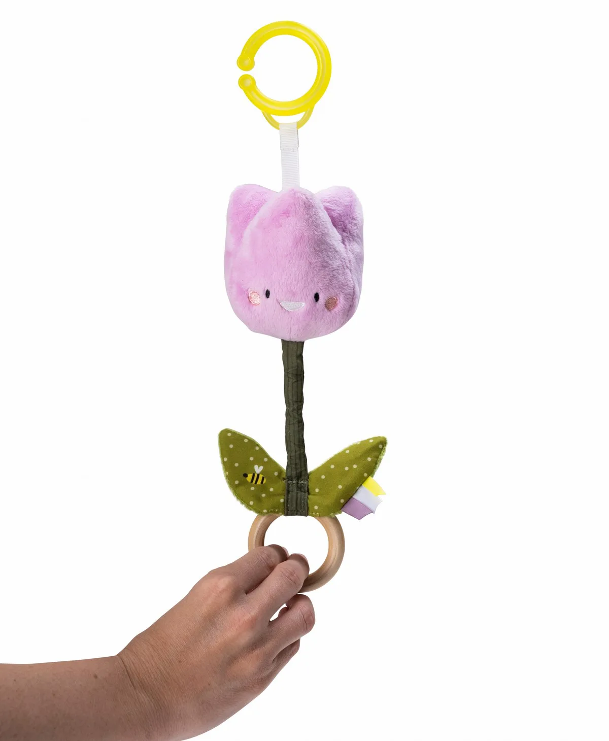 Бебешка мека дрънкалка, Taf Toys, Лале, 18 см - Image 2