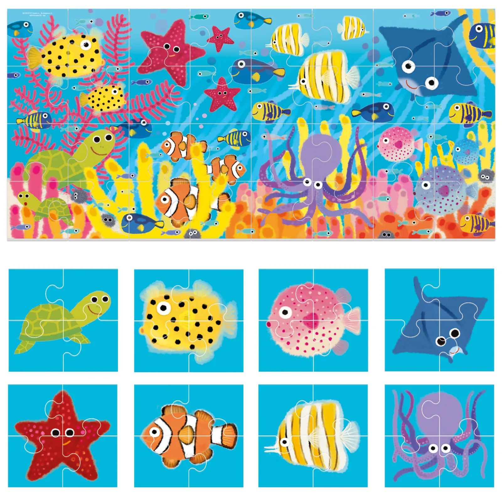 Образователен пъзел, Headu, Море 8+1 - Image 2
