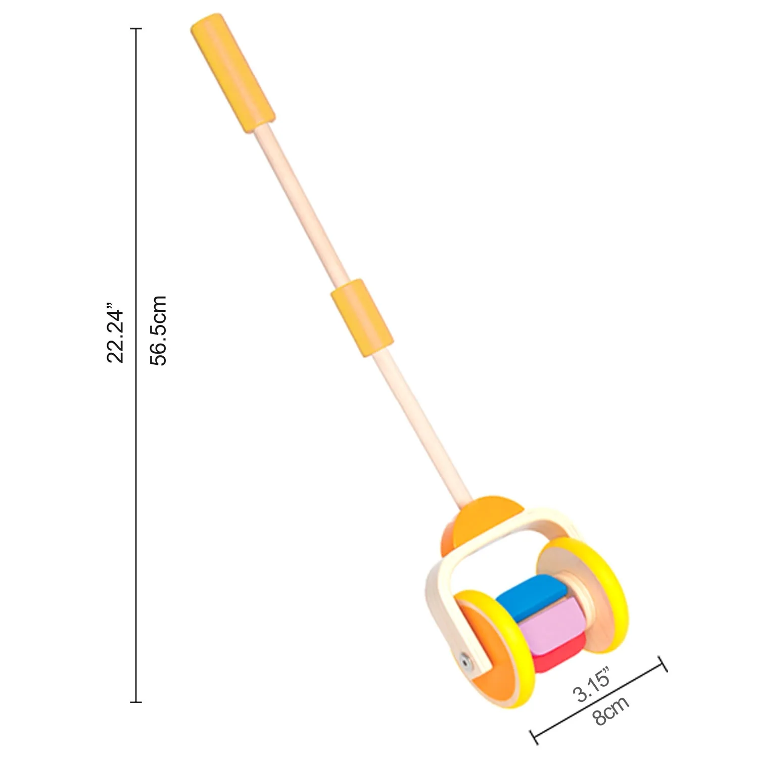 Дървена играчка за бутане, Hape, Дъга - Image 4