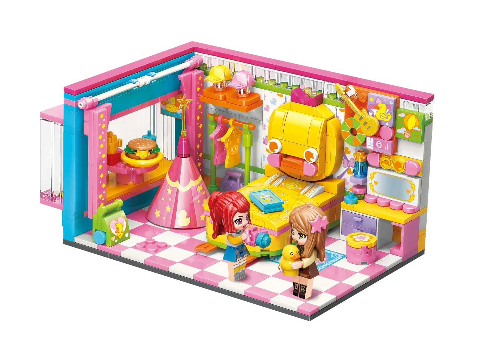 Конструктор, Qman, Cherry, Тематична стая, 356 части - Image 2