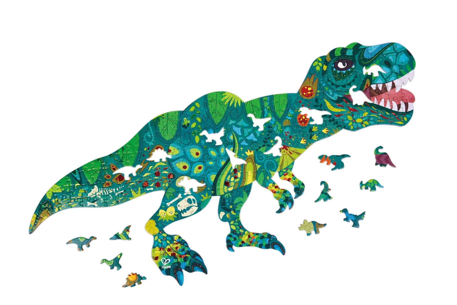 Пъзел за под, Hape, Динозавър, 202 части - Image 3