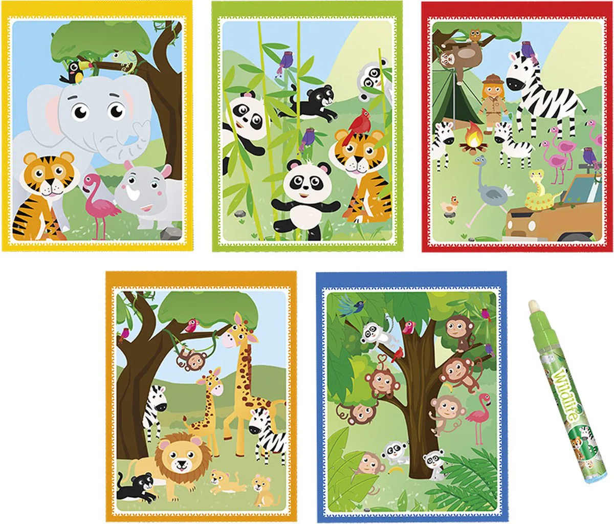 Творчески комплект, Totum, Рисуване с вода, Дива природа - Image 5