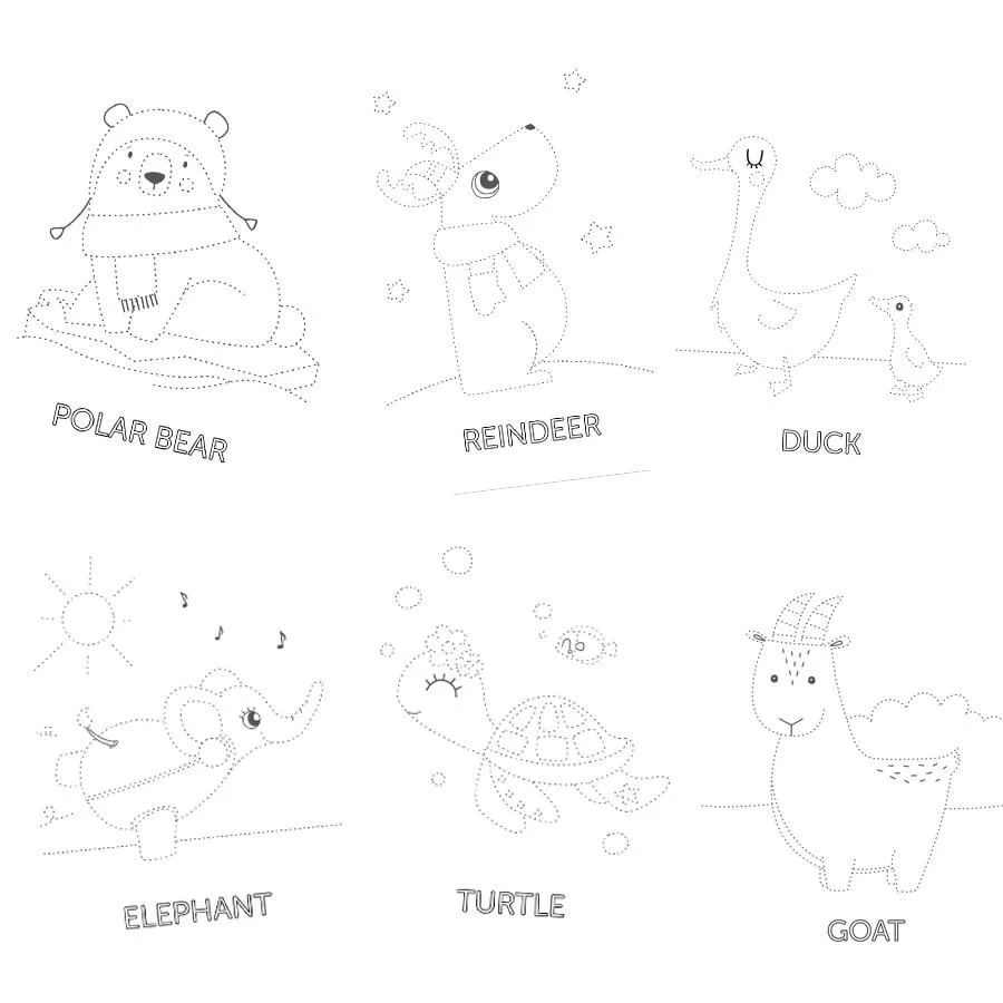 Образователна книжка, Eurekakids, Свържи и оцвети, Животни - Image 6