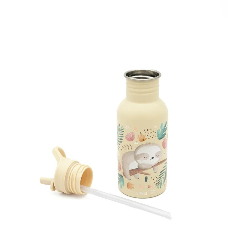 Бутилка от неръждаема стомана, Sassi, 500мл., Ленивец - Image 3