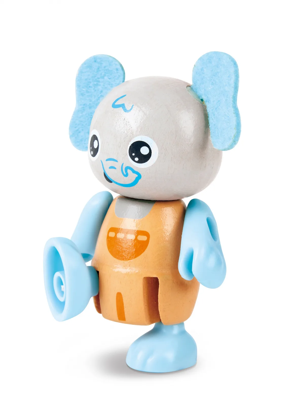 Комплект дървени фигури, Hape, Семейство слончета, 10 части - Image 3