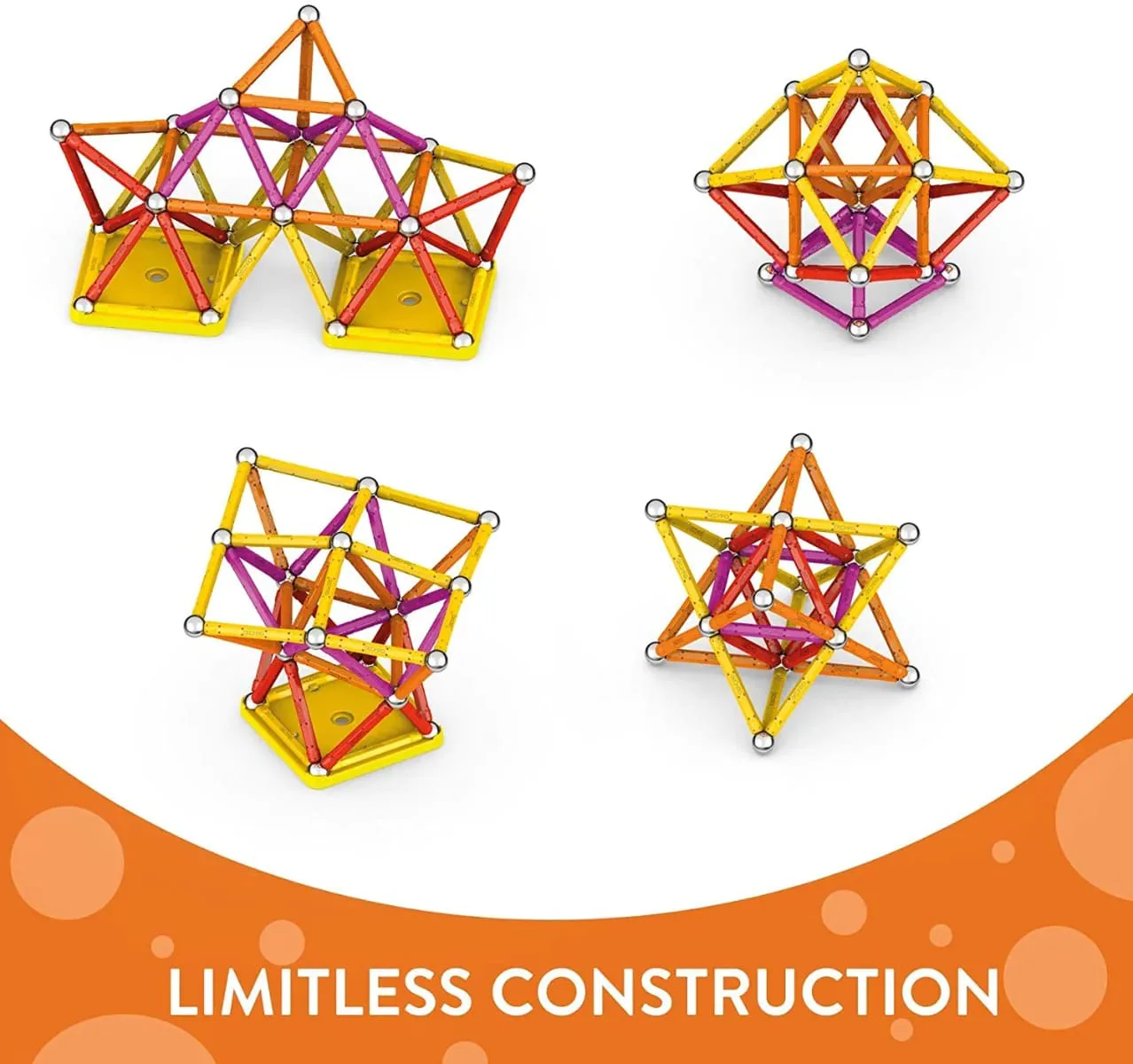 Магнитен конструктор, Geomag, Classic, 93 части - Image 5