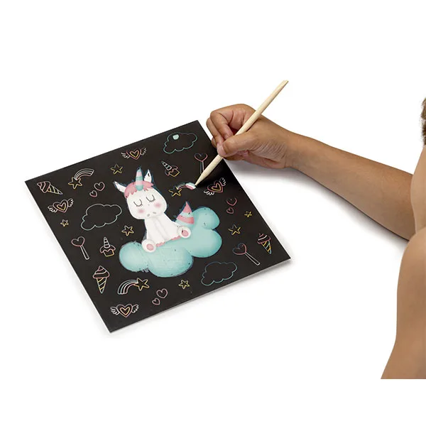 Творчески комплект, Eurekakids, Скречбук Еднорог - Image 2