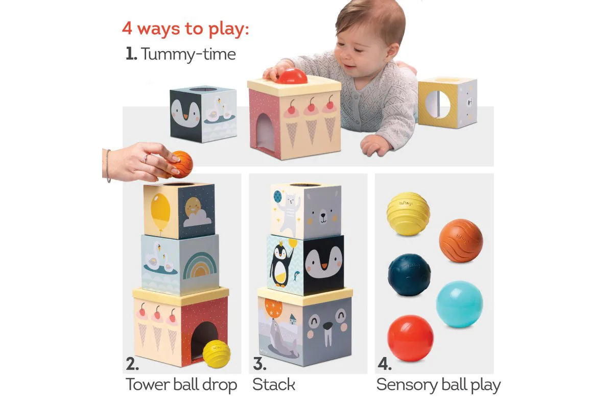 Образователна игра, Taf Toys, Сортер за подреждане, Северен полюс - Image 4