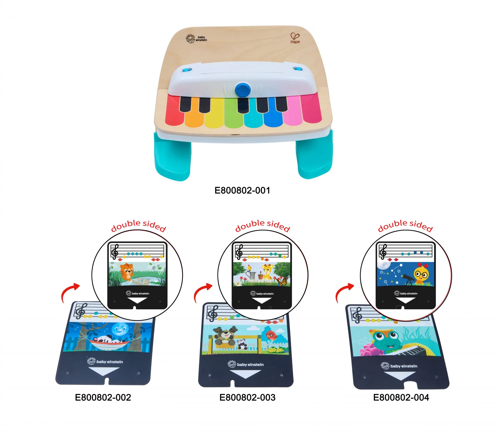 Дървено, Сензорно пиано, Baby Einstein - Image 7