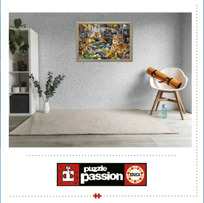 Пъзел, Educa, Брилянтна джунгла, 1500 части - Image 4