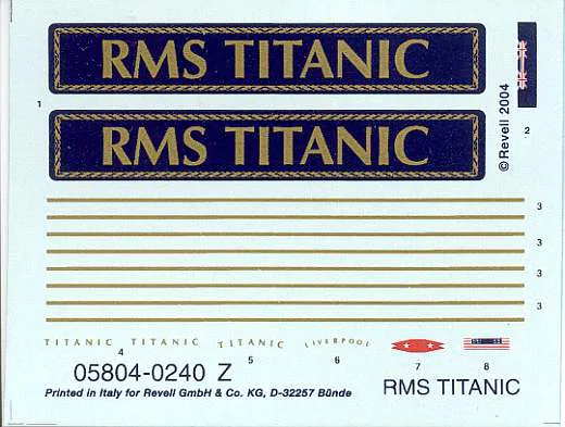 Презокеански лайнер RMS Titanic - сглобяем модел - Image 5
