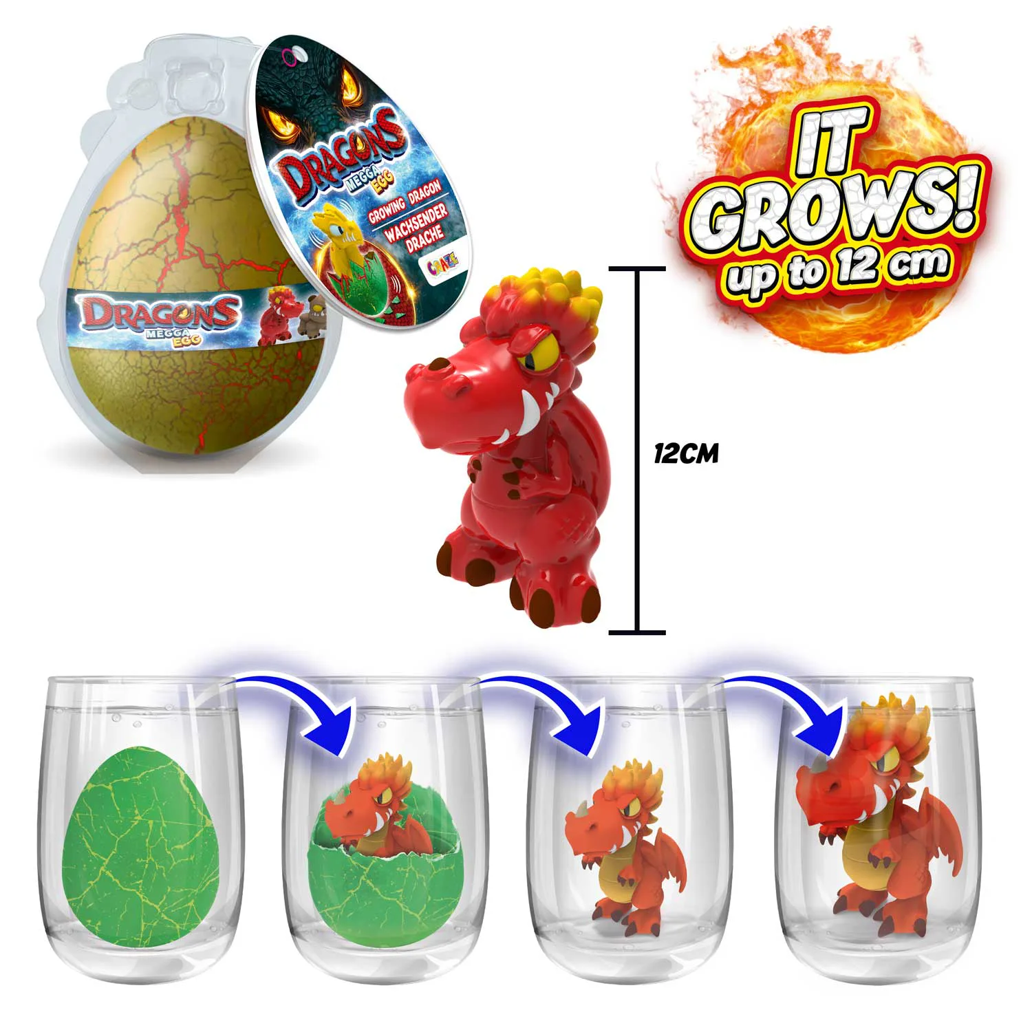 Яйце изненада, Craze, Megga Egg, Излюпващ се дракон - Image 5