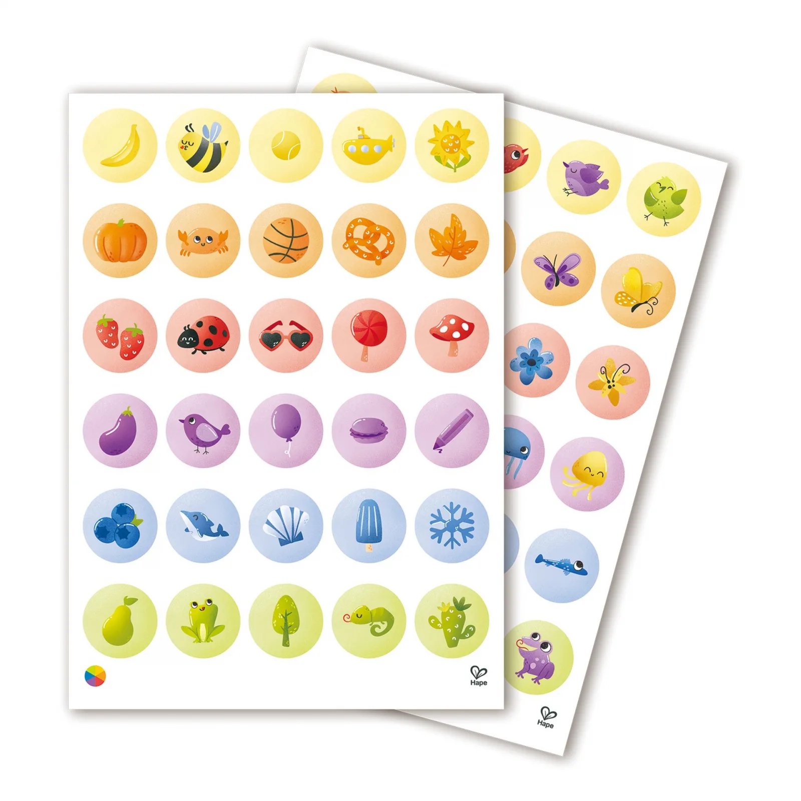 Творчески комплект, Hape, Оцветяване с пастели, 18 части - Image 3