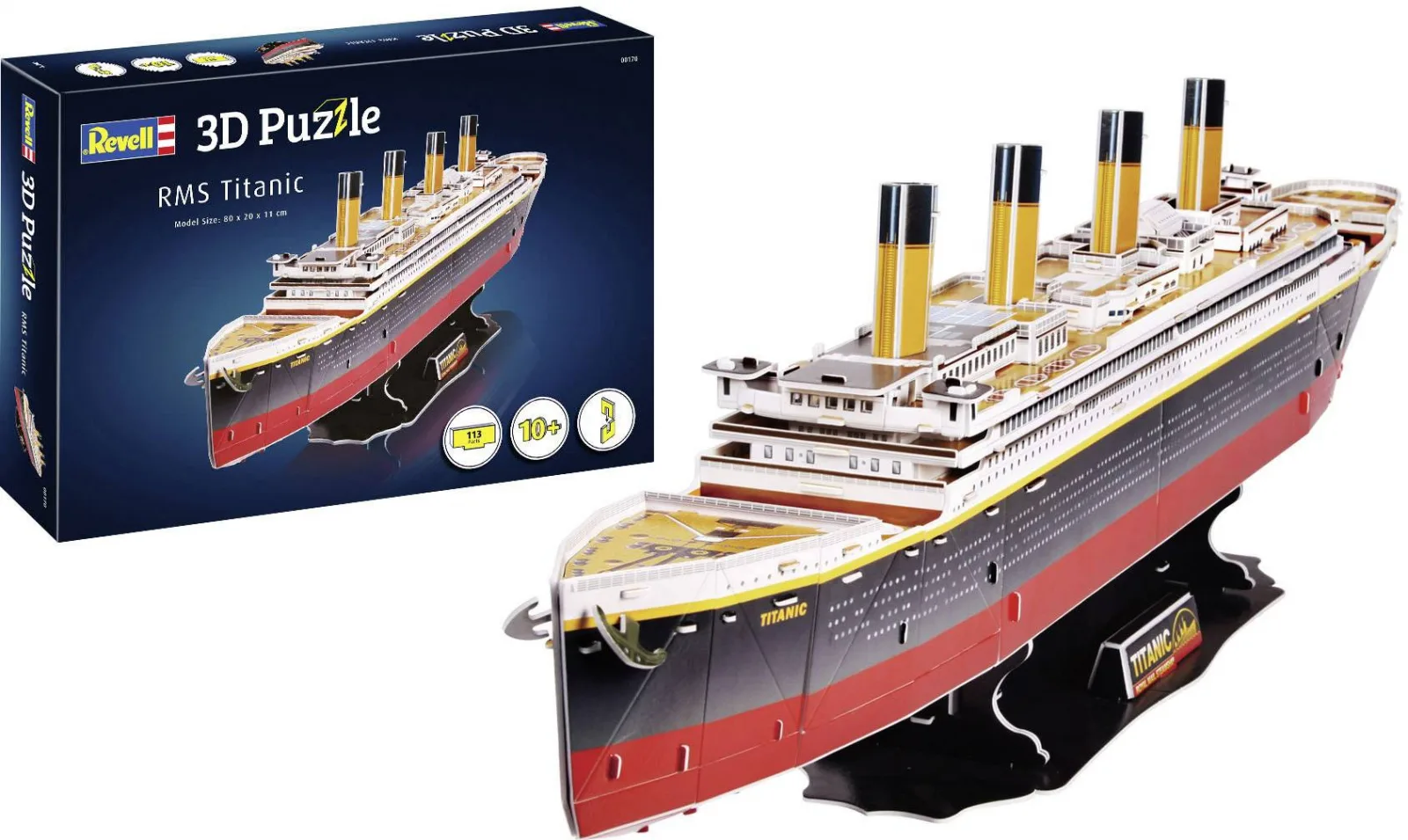 Пъзел 3D, Revell, RMS Titanic, 113 части - Image 3