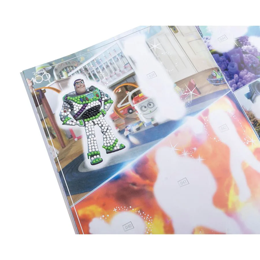 Комплект за диамантена бродерия, Craft Buddy, Колекционерски албум Дисни 100 г. - стартов пакет със стикери - Image 4