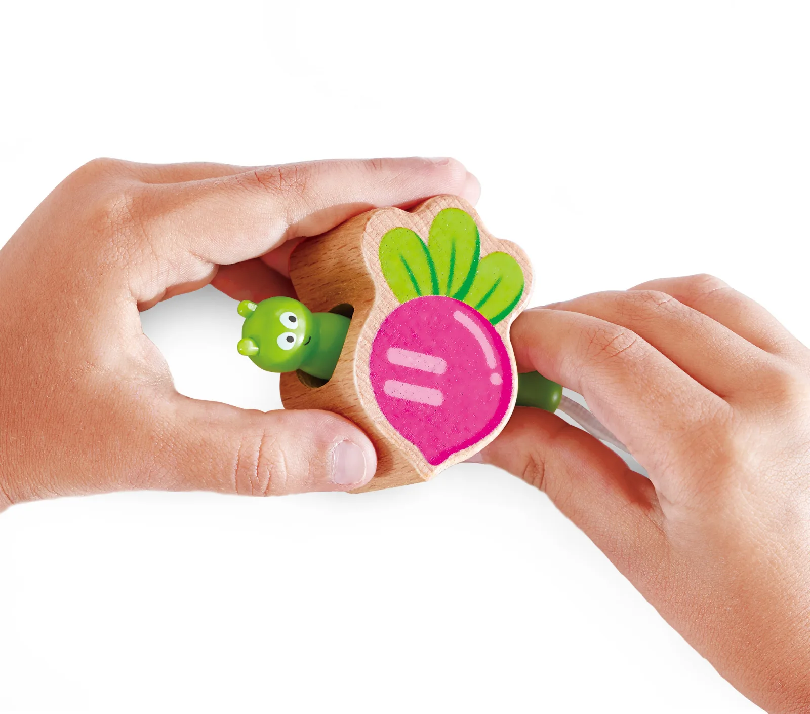 Образователна дървена играчка, Hape, Зайче, Баланс и нанизване - Image 2