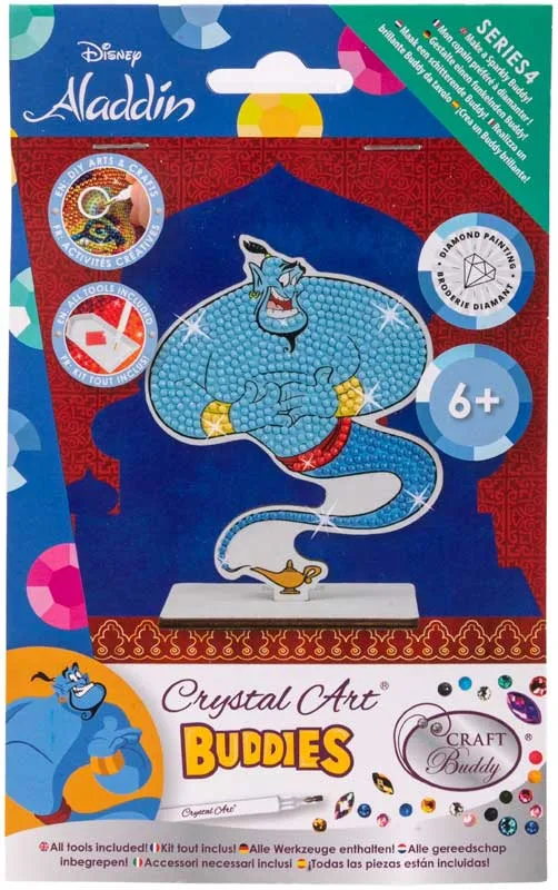 Комплект за диамантена бродерия, Craft Buddy, Crystal Art Buddies, Джин, 7 части - Image 3