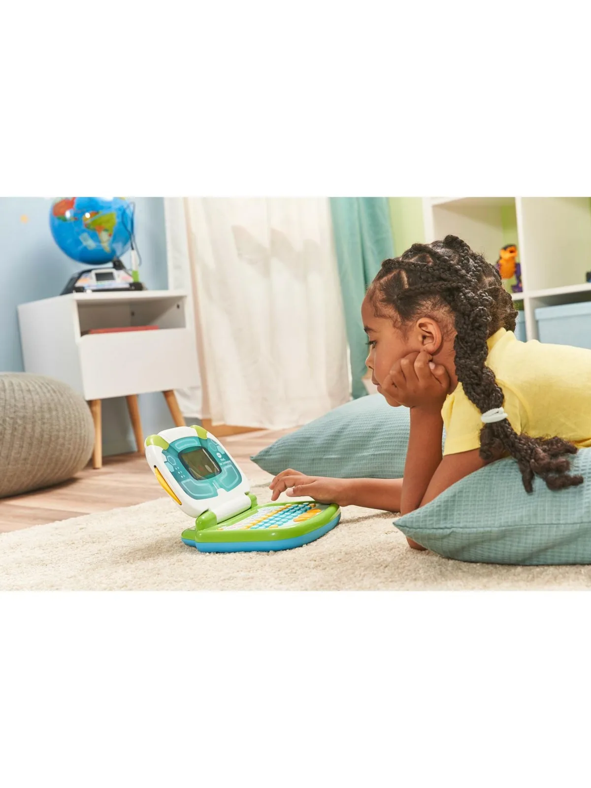 Интерактивна играчка, Vtech, Leap Frog, Образователен лаптоп, 24 х 20.5 х 5.7 см, Зелен - Image 5