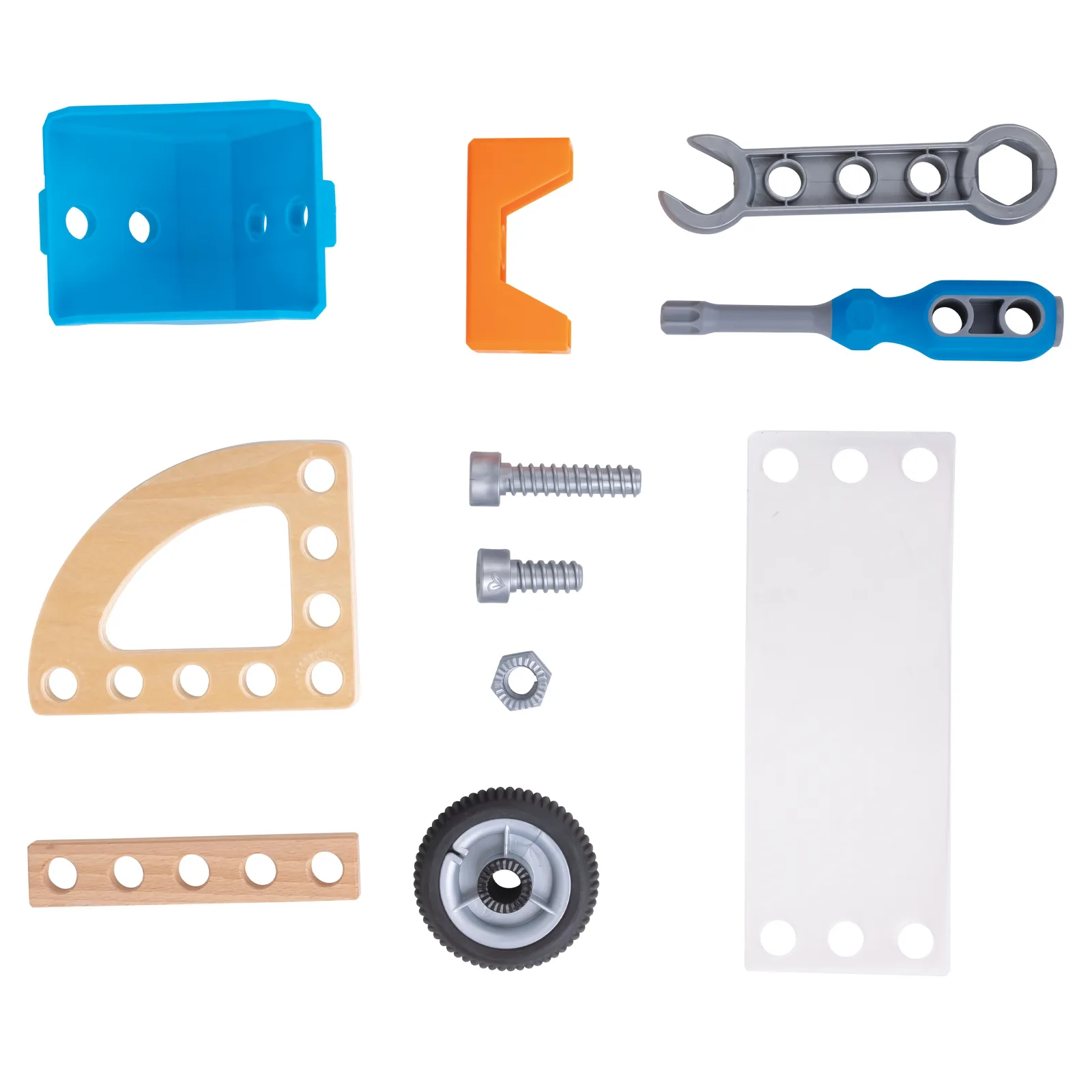 Дървен комплект, Hape, Млад изобретател, Автомобил, 37 части - Image 4