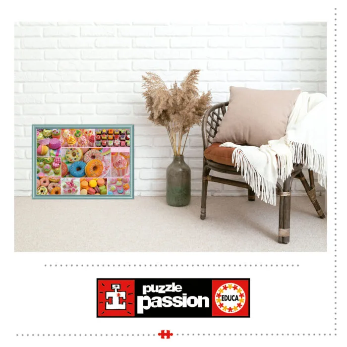 Пъзел, Educa, Колаж сладко парти, 500 части - Image 4