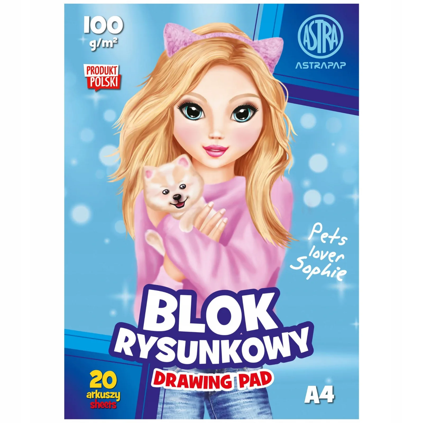 Блок за рисуване, Astra, Top Teens, А4, 20 листа - Image 2