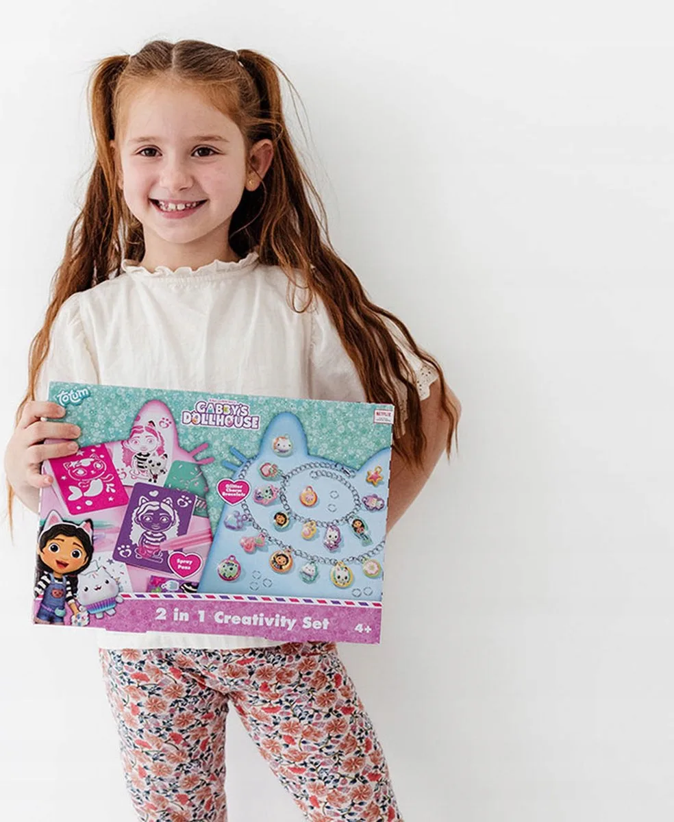 Творчески комплект, Totum, Gabby′s Dollhouse, Направи сам гривни и рисувай 2 в 1 - Image 6