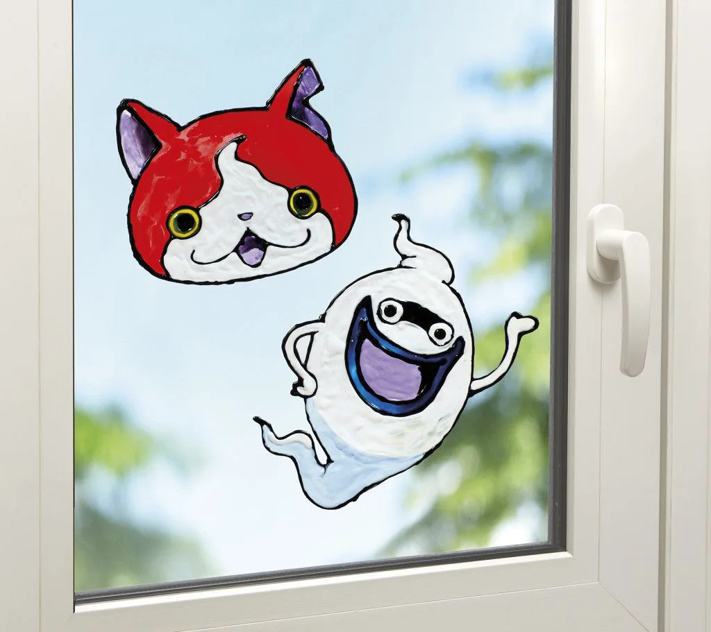 Творчески комплект, Totum, Yo-Kai Watch, Декорирай сам с писалки за стъкло - Image 3