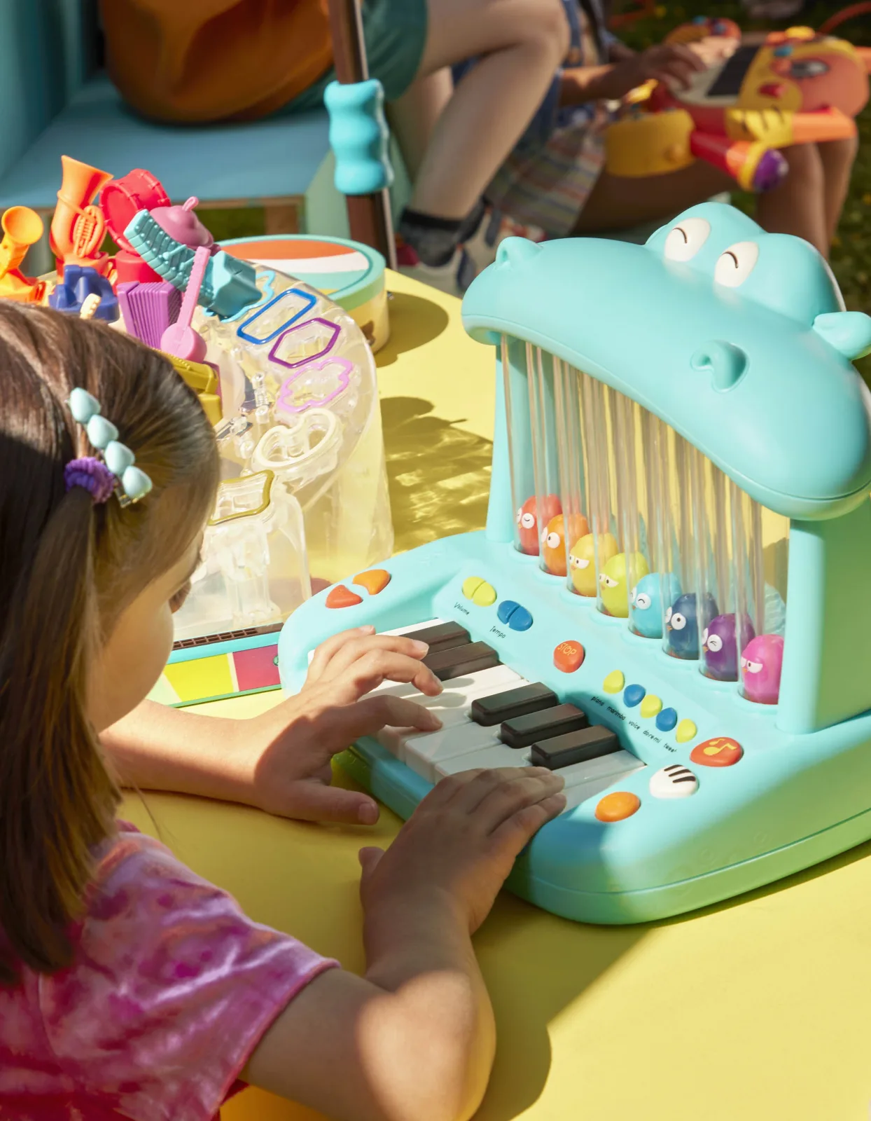 Детско музикално пиано, Battat, Хипопотам - Image 3