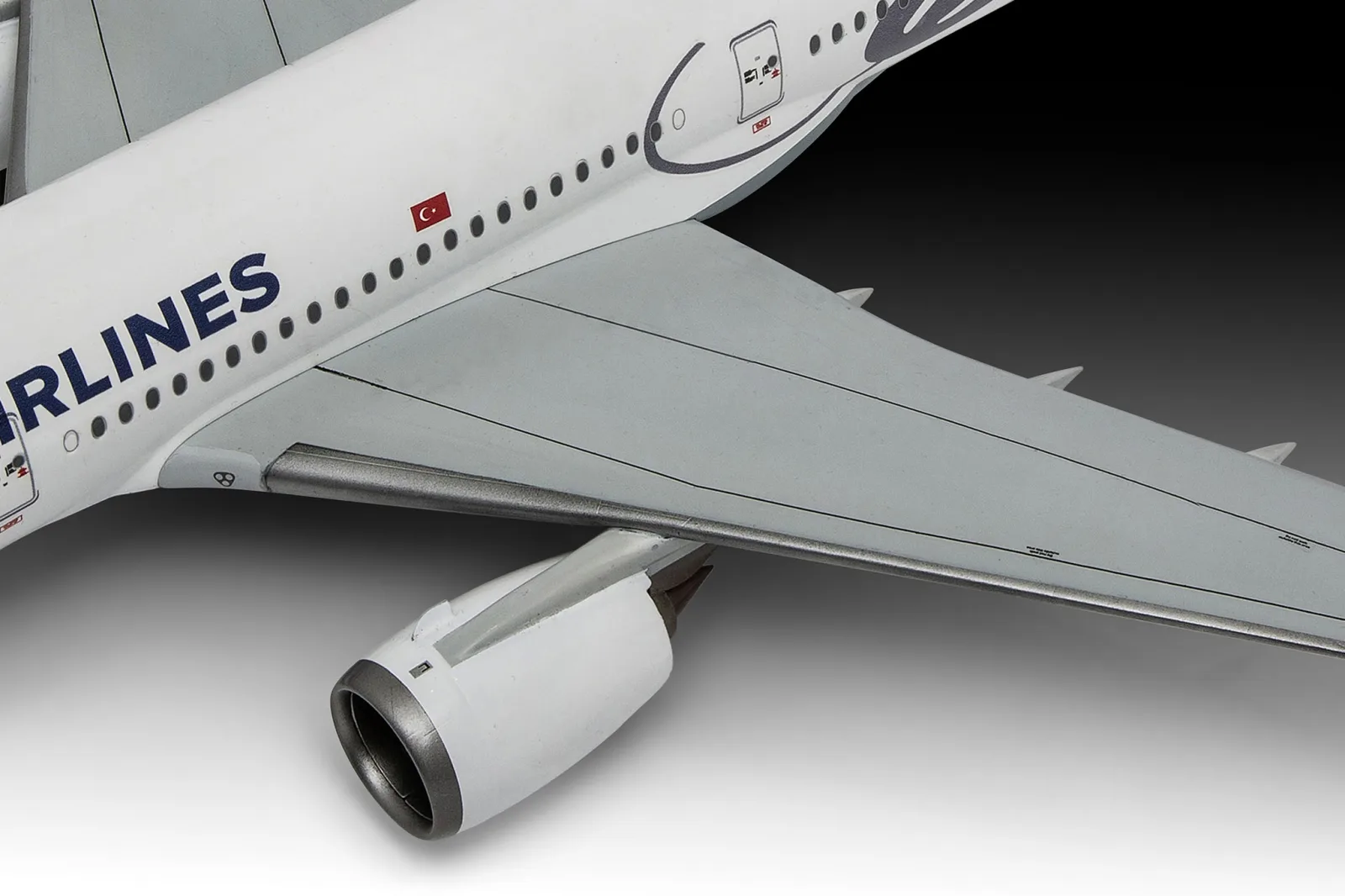 Сглобяем модел, Revell, Самолет Airbus A350-900 Турски авиолинии, 120 части - Image 5