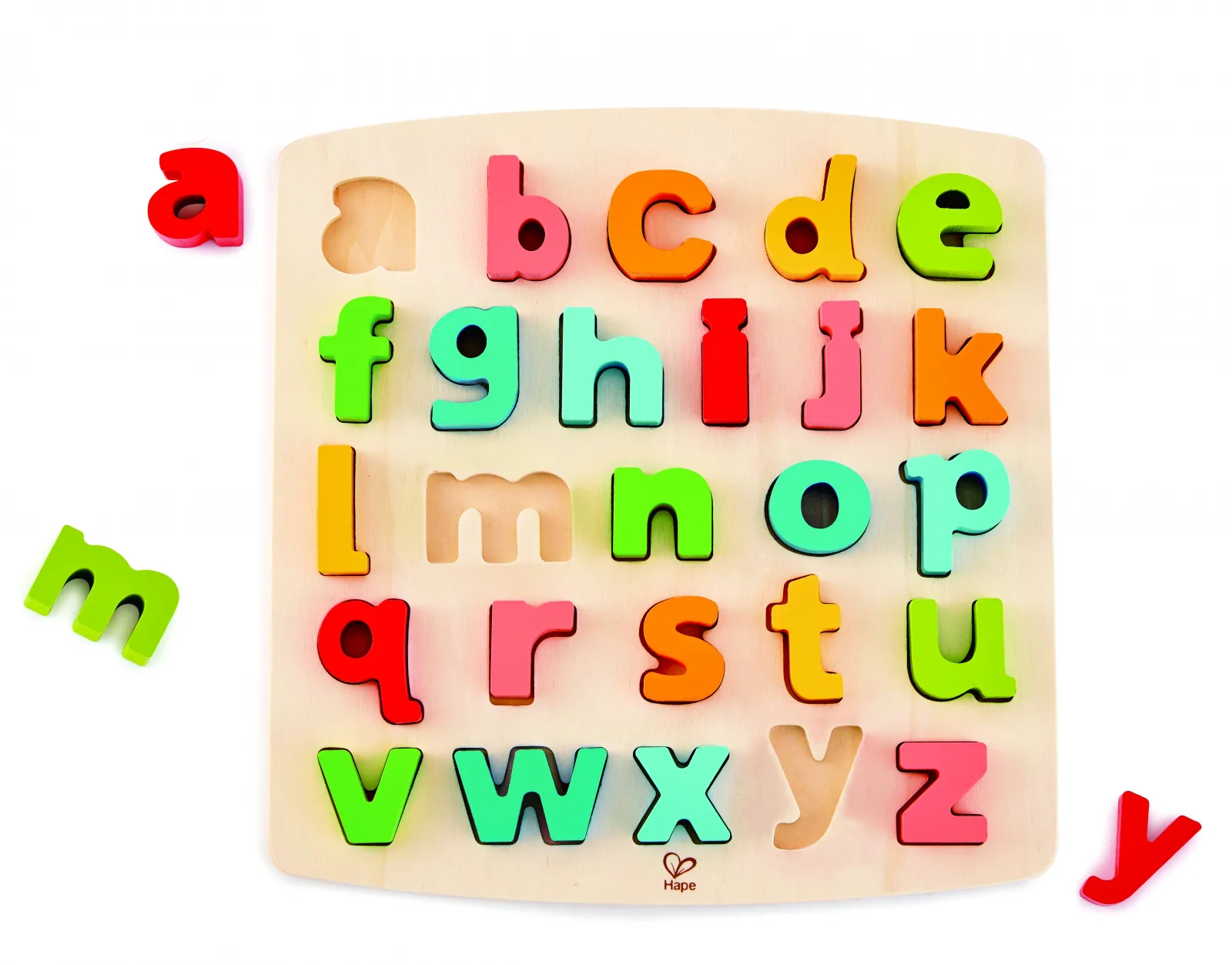 Дървен пъзел, Hape, Азбука малки букви, 24 части - Image 4