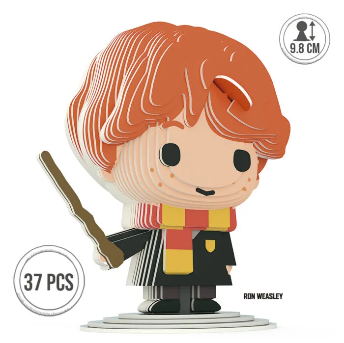 Пъзел, Educa, Мини фигурка, Рон Уизли 3D, 33 части - Image 2