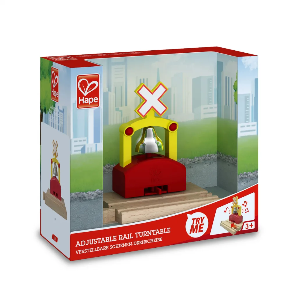 Дървена играчка, Hape, Автоматичен влаков звънец - Image 2