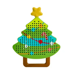 Занимателна играчка, Hape, Магнитна дъска за рисуване, Коледна елха