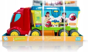 Интерактивна играчка, Infantino, B Kids, 3 в 1 строителен камион